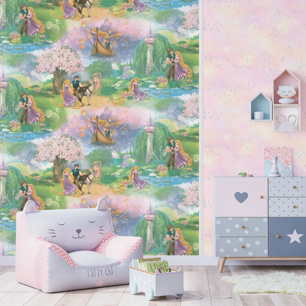 Фото 3 Обои флизелиновые Ovk Design Рапунцель разноцветные 1.06 м 10473-01 Фото 3 Обои флизелиновые Ovk Design Рапунцель разноцветные 1.06 м 10473-01