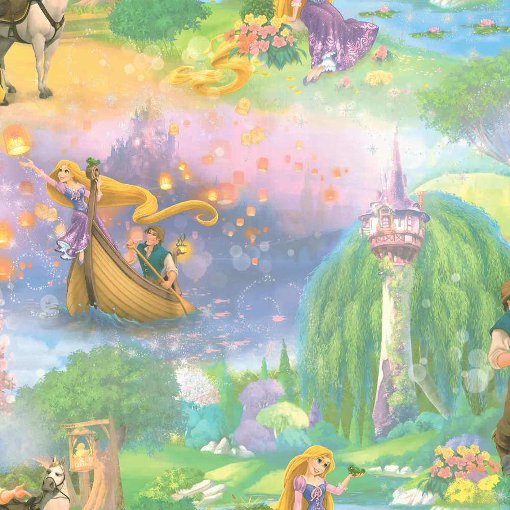 Фото 2 Обои флизелиновые Ovk Design Рапунцель разноцветные 1.06 м 10473-01 Фото 2 Обои флизелиновые Ovk Design Рапунцель разноцветные 1.06 м 10473-01