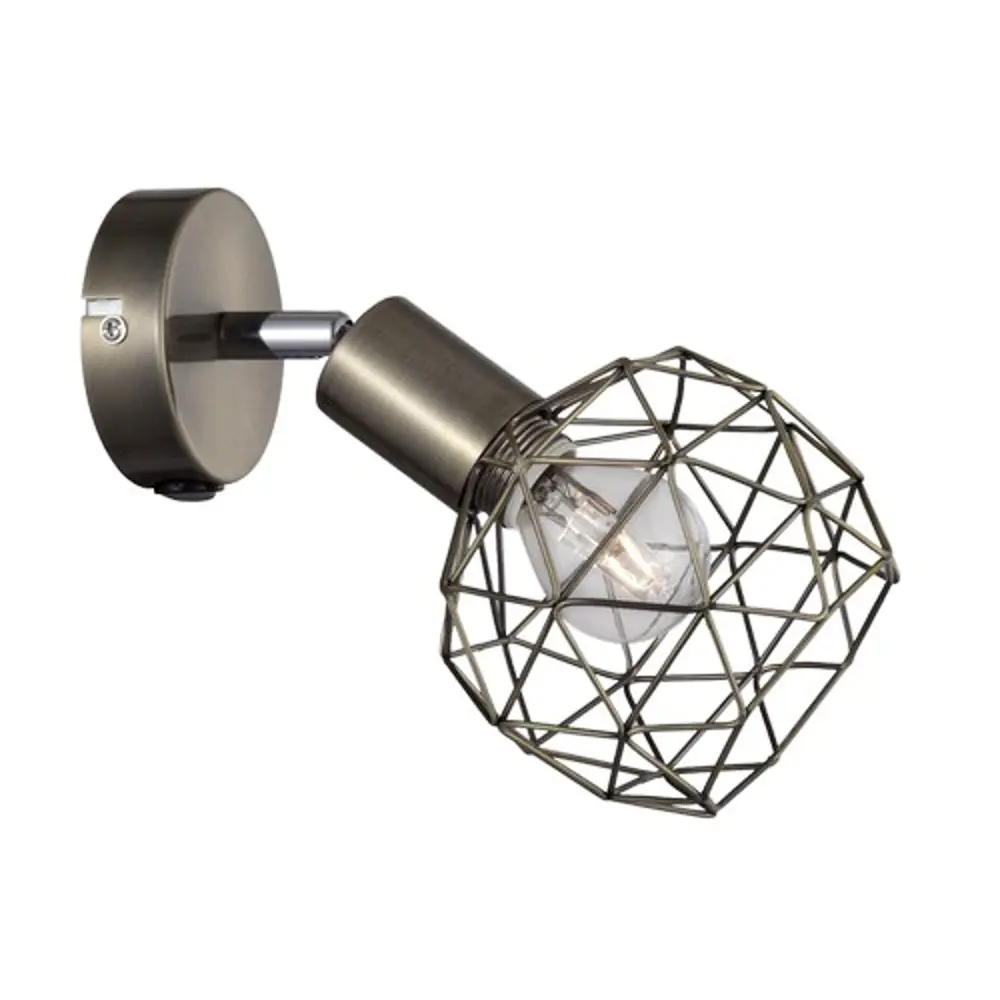Фото Спот поворотный Arte Lamp Sospiro A6141AP-1AB цвет коричневый Фото Спот поворотный Arte Lamp Sospiro A6141AP-1AB цвет коричневый