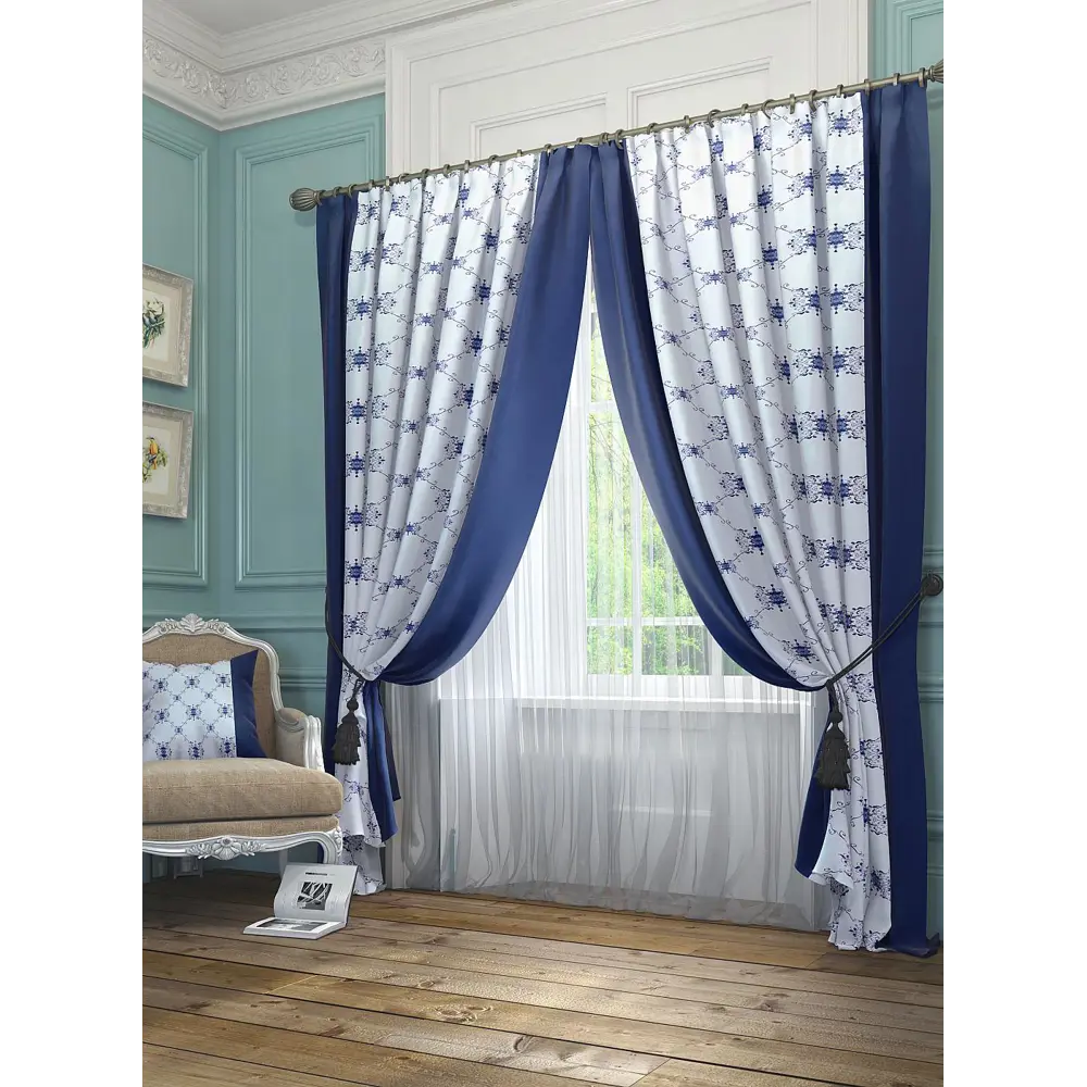 Фото Комплект штор Comfy Way Алия TD-950019 Фото Комплект штор Comfy Way Алия TD-950019