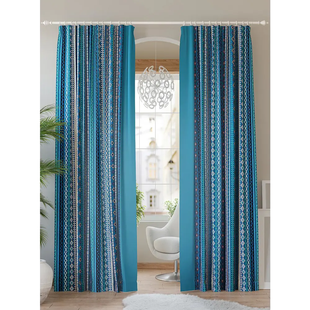 Фото Комплект штор Comfy Way Лестора TD-940647 Фото Комплект штор Comfy Way Лестора TD-940647
