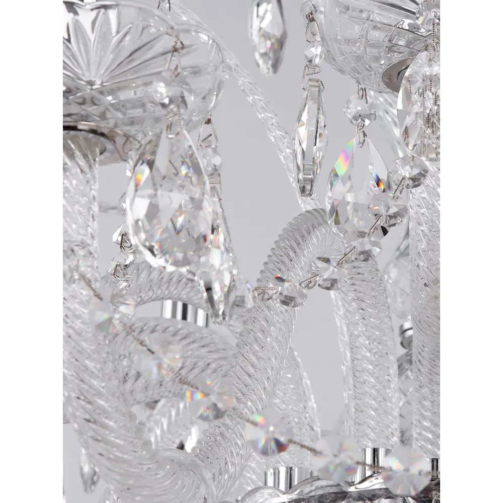 Фото 7 Люстра потолочная хрустальная Bohemia Ivele Crystal 105.10+5.300.Ni E14 15 ламп 30 м² Фото 7 Люстра потолочная хрустальная Bohemia Ivele Crystal 105.10+5.300.Ni E14 15 ламп 30 м²