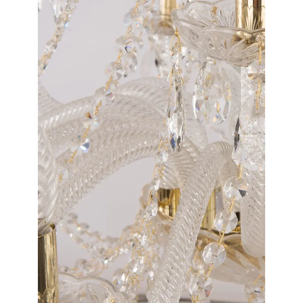 Фото 8 Люстра потолочная хрустальная Bohemia Ivele Crystal 107.12+6.360.G E14 18 ламп 36 м² Фото 8 Люстра потолочная хрустальная Bohemia Ivele Crystal 107.12+6.360.G E14 18 ламп 36 м²