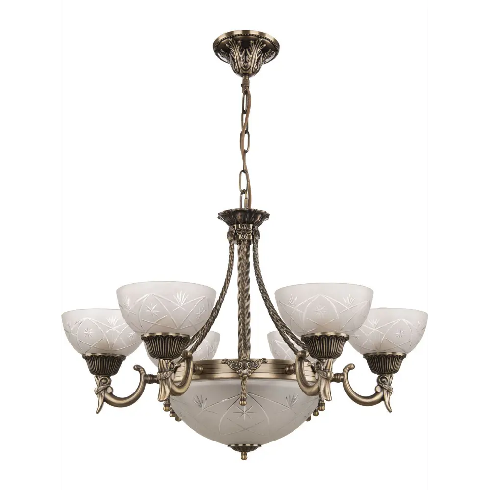 Фото Люстра подвесная Arte Perfetto Luce APL2231622.6+3.AB E14 9 ламп 18 м² Фото Люстра подвесная Arte Perfetto Luce APL2231622.6+3.AB E14 9 ламп 18 м²