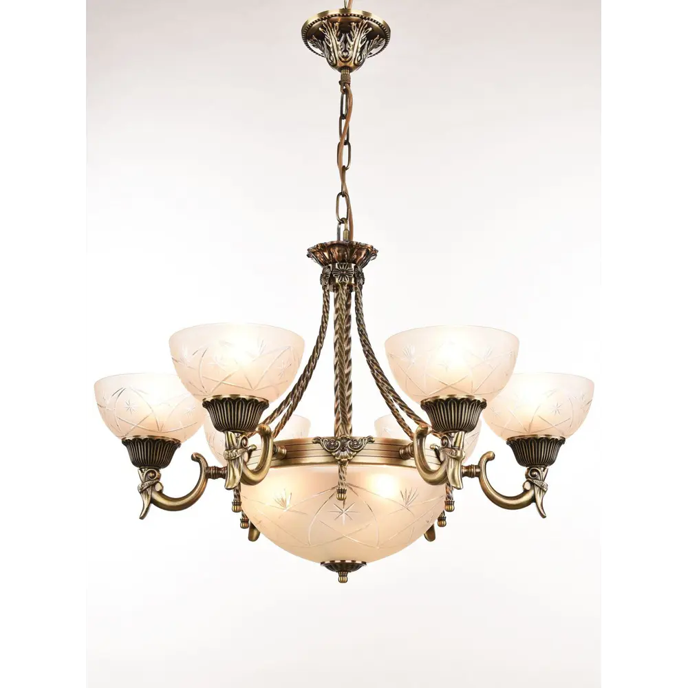 Фото 5 Люстра подвесная Arte Perfetto Luce APL2231622.6+3.AB E14 9 ламп 18 м² Фото 5 Люстра подвесная Arte Perfetto Luce APL2231622.6+3.AB E14 9 ламп 18 м²