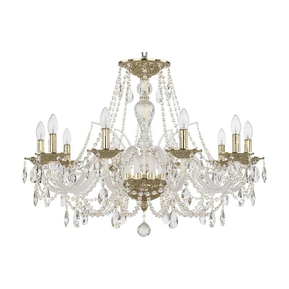 Фото Люстра хрустальная Bohemia Ivele Crystal 1611 1605.10.300.G E14 10 ламп 20 м² Фото Люстра хрустальная Bohemia Ivele Crystal 1611 1605.10.300.G E14 10 ламп 20 м²