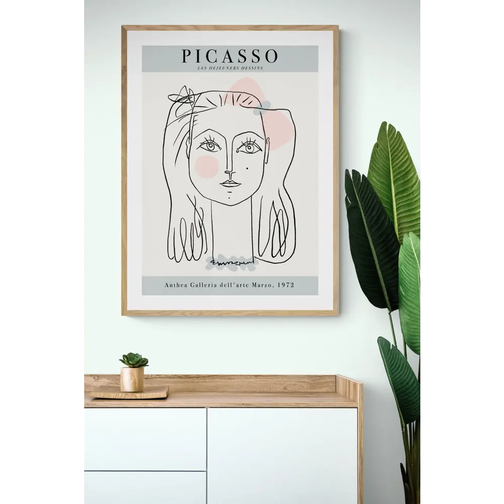Фото Постер Просто Постер Пабло Пикассо - выставочный Постер-2 60x90 в раме Металл Фото Постер Просто Постер Пабло Пикассо - выставочный Постер-2 60x90 в раме Металл