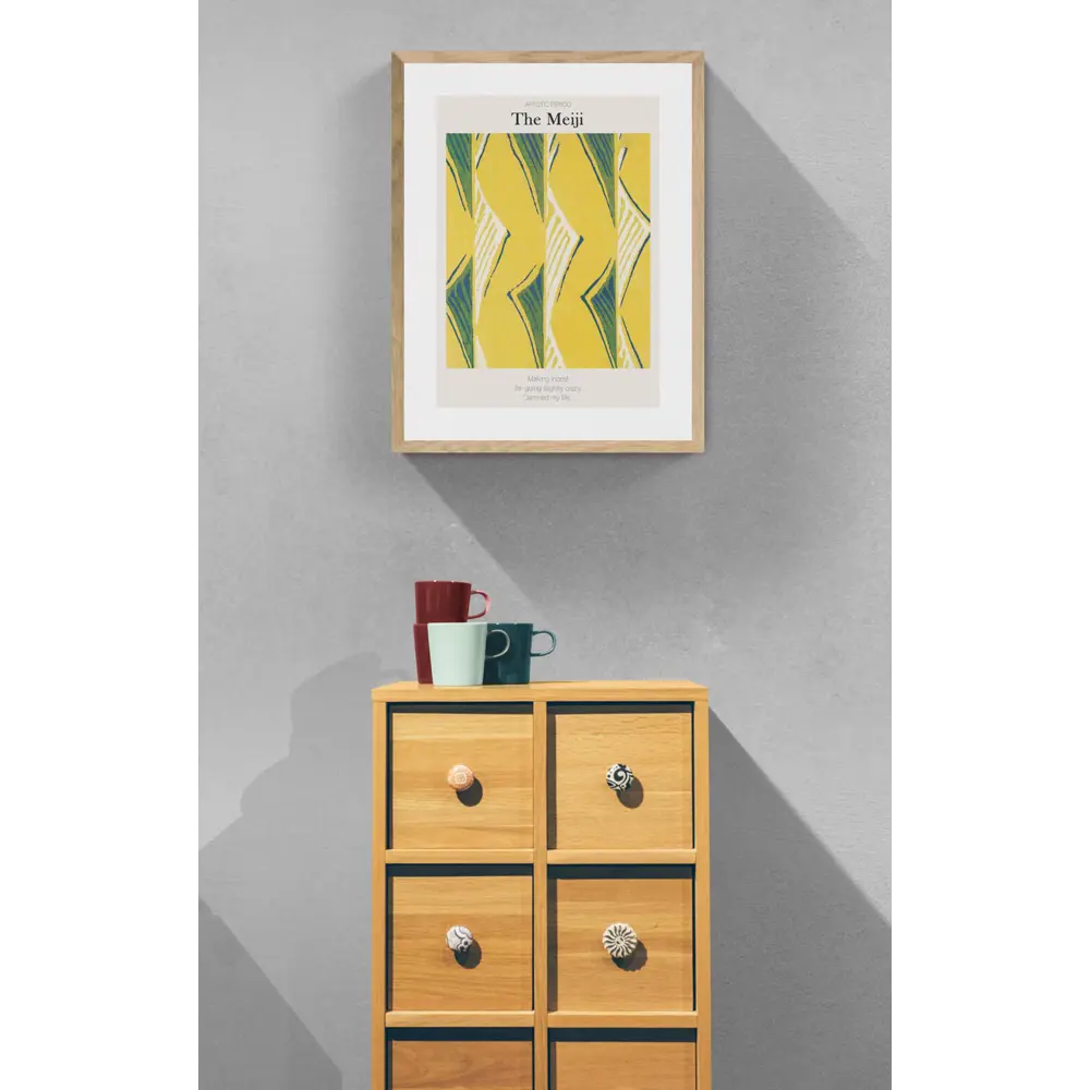 Фото Постер Просто Постер Японский минимализм - Желтый паттерн 40x50 в подарочном тубусе Металл Фото Постер Просто Постер Японский минимализм - Желтый паттерн 40x50 в подарочном тубусе Металл