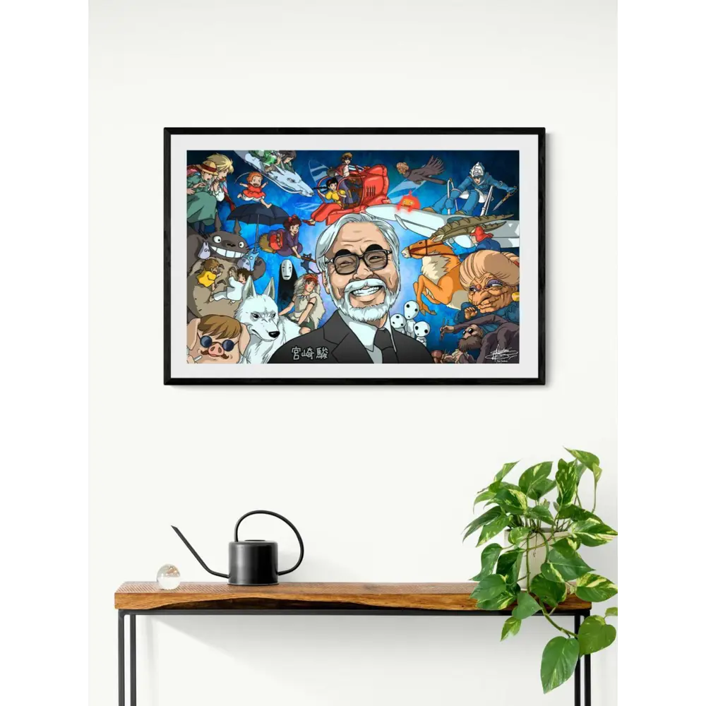 Фото Постер Просто Постер Мир Хаяо Миядзаки 50x70 в подарочном тубусе Металл Фото Постер Просто Постер Мир Хаяо Миядзаки 50x70 в подарочном тубусе Металл