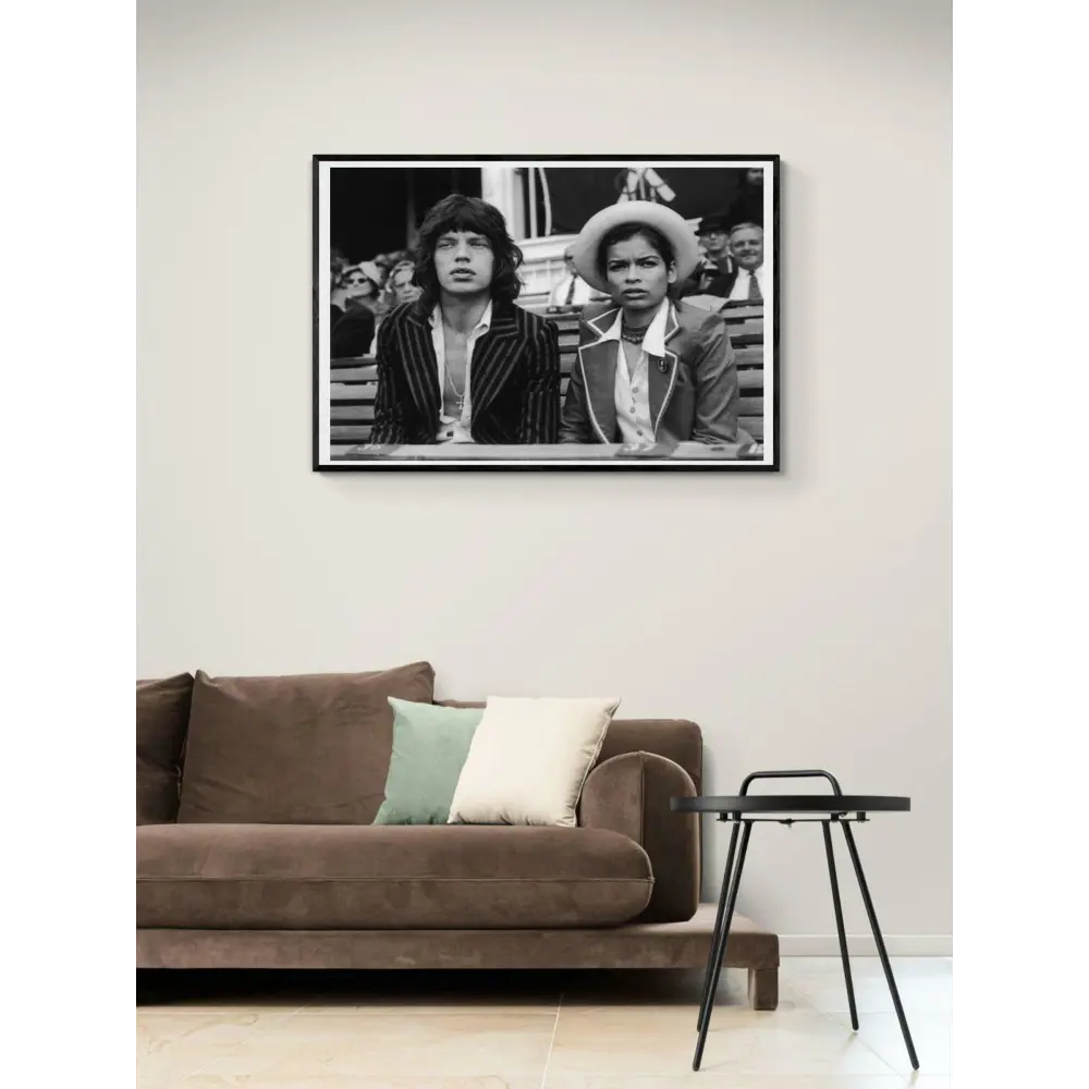 Фото Постер Просто Постер Бьянка и Мик Джаггер 60x90 в подарочном тубусе Металл Фото Постер Просто Постер Бьянка и Мик Джаггер 60x90 в подарочном тубусе Металл