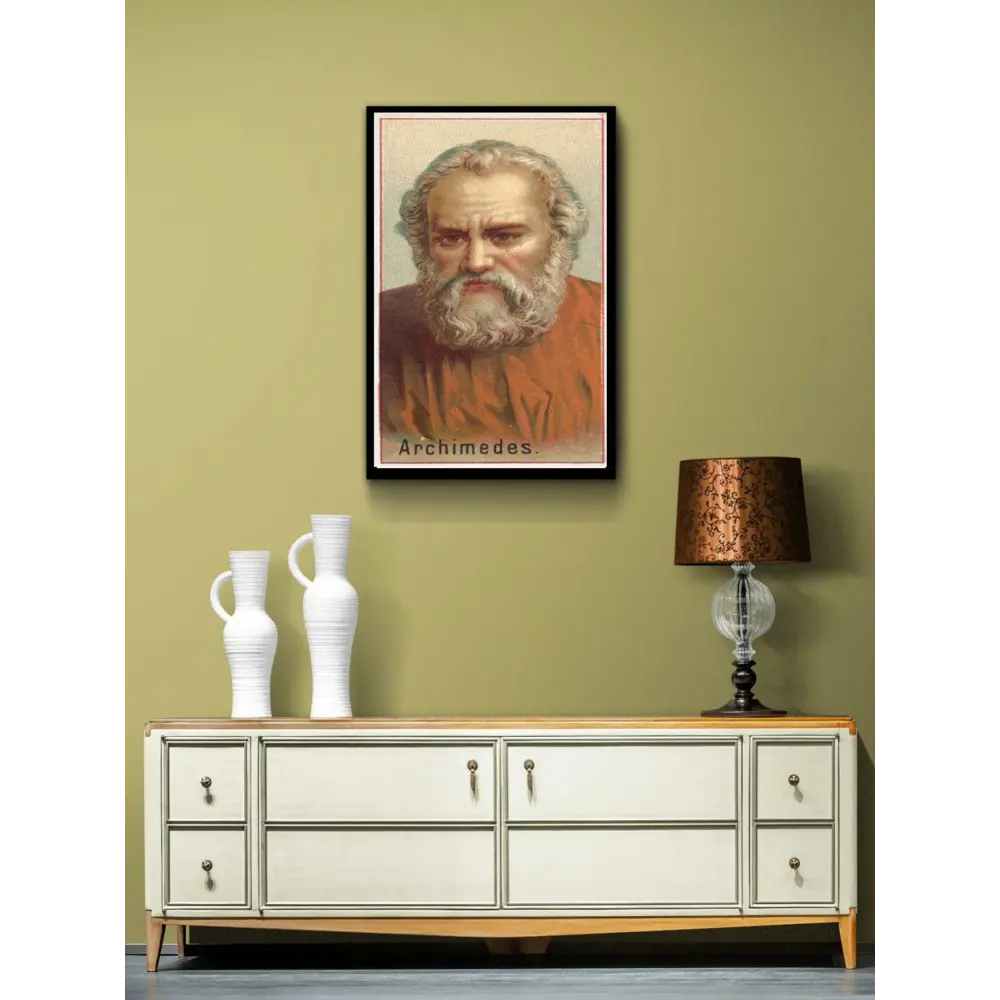 Фото Постер Просто Постер Архимед 60x90 в подарочном тубусе Металл Фото Постер Просто Постер Архимед 60x90 в подарочном тубусе Металл
