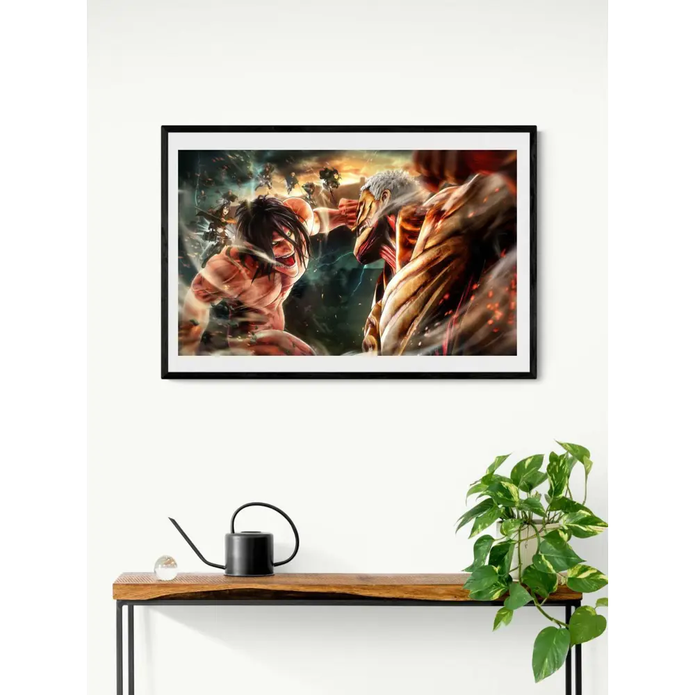 Фото 2 Постер Просто Постер Атака титанов. Битва с бронированным 50x70 в подарочном тубусе Металл Фото 2 Постер Просто Постер Атака титанов. Битва с бронированным 50x70 в подарочном тубусе Металл