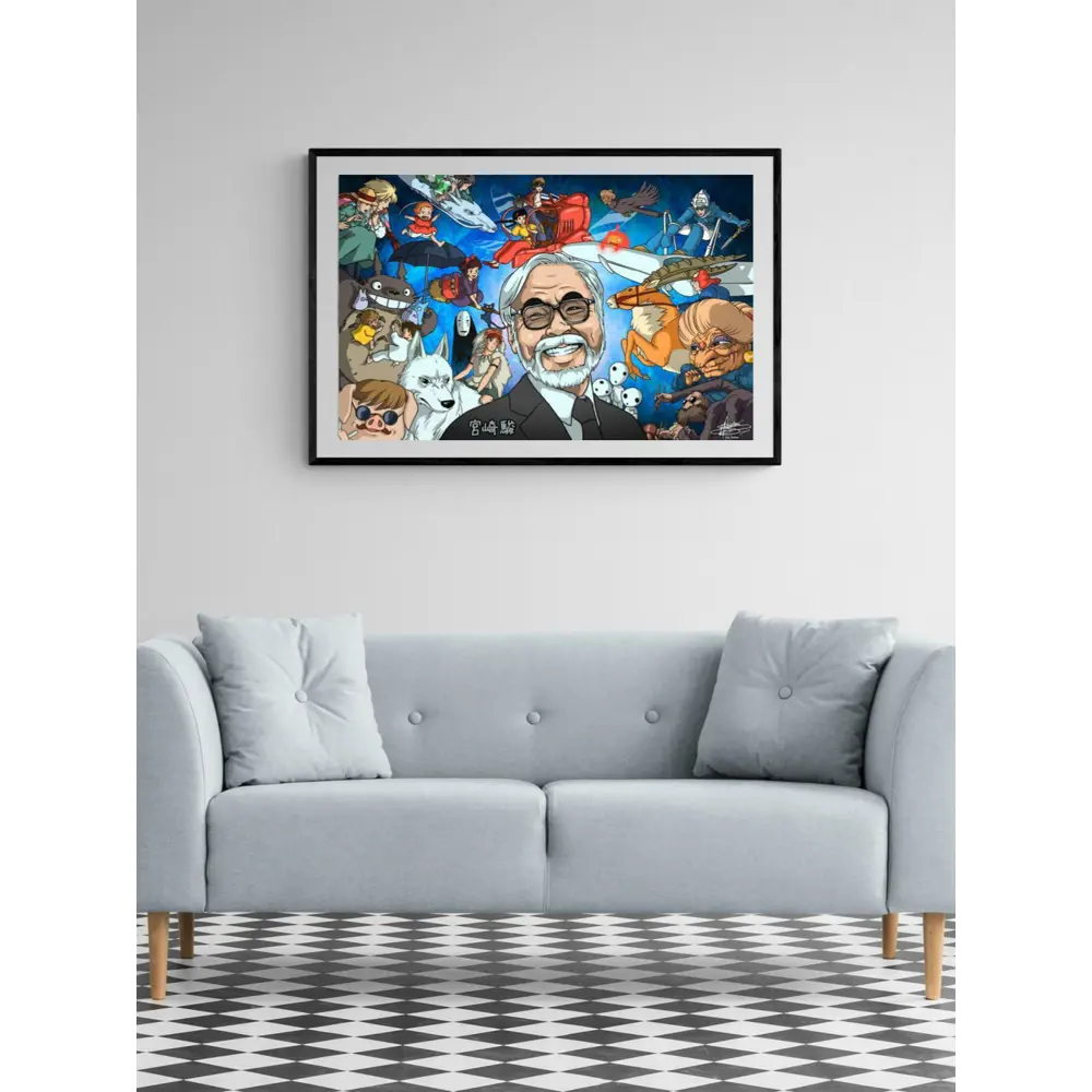 Фото 2 Постер Просто Постер Мир Хаяо Миядзаки 50x70 в подарочном тубусе Металл Фото 2 Постер Просто Постер Мир Хаяо Миядзаки 50x70 в подарочном тубусе Металл