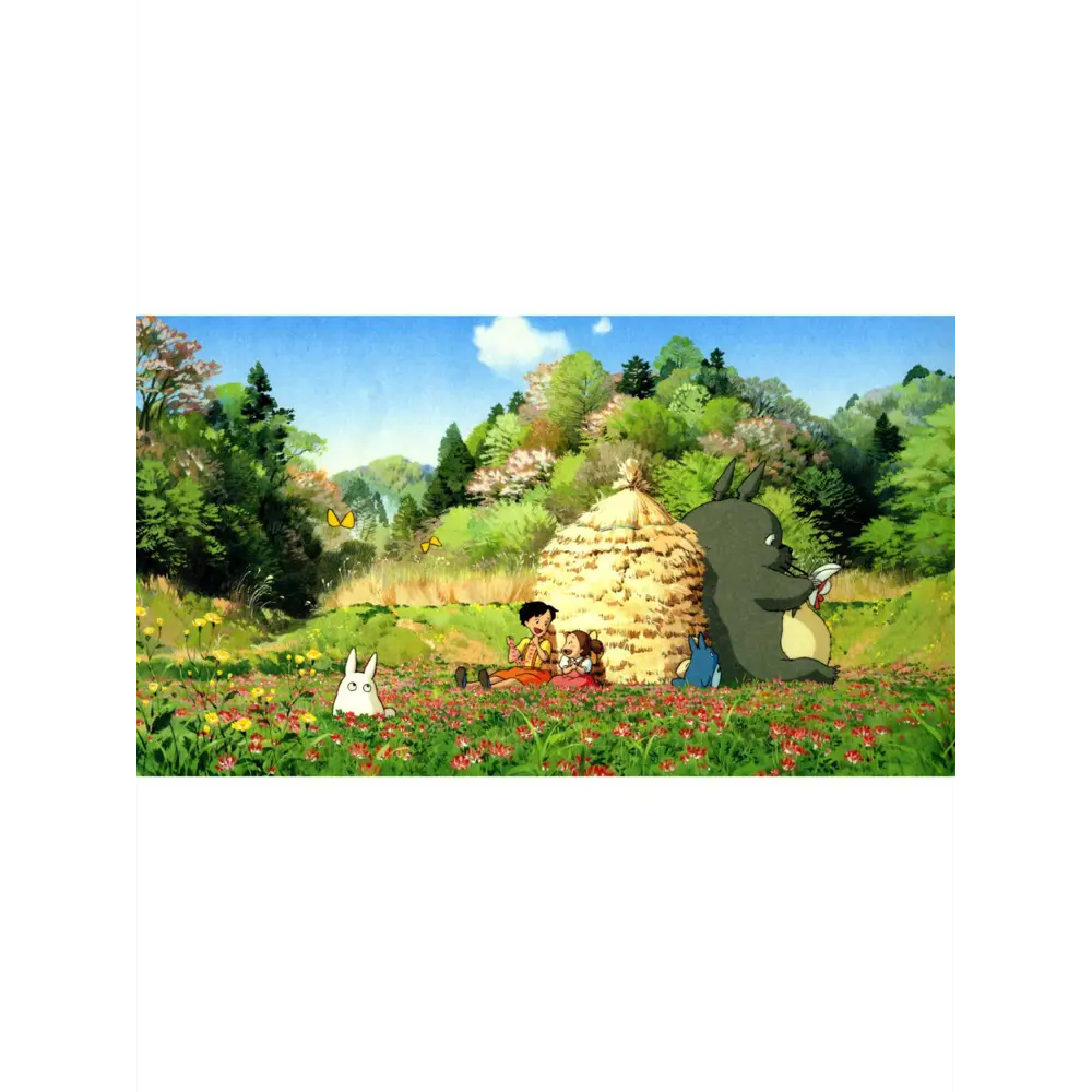 Фото 3 Постер Просто Постер Хаяо Миядзаки - Мой сосед Тоторо 60x90 в подарочном тубусе Металл