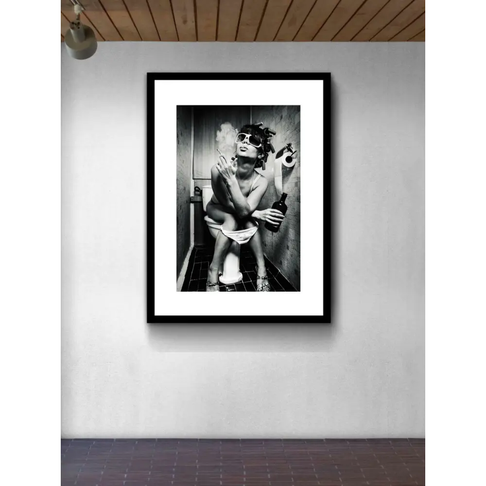 Фото 3 Постер Просто Постер Сигарета и виски 40x50 в подарочном тубусе Металл