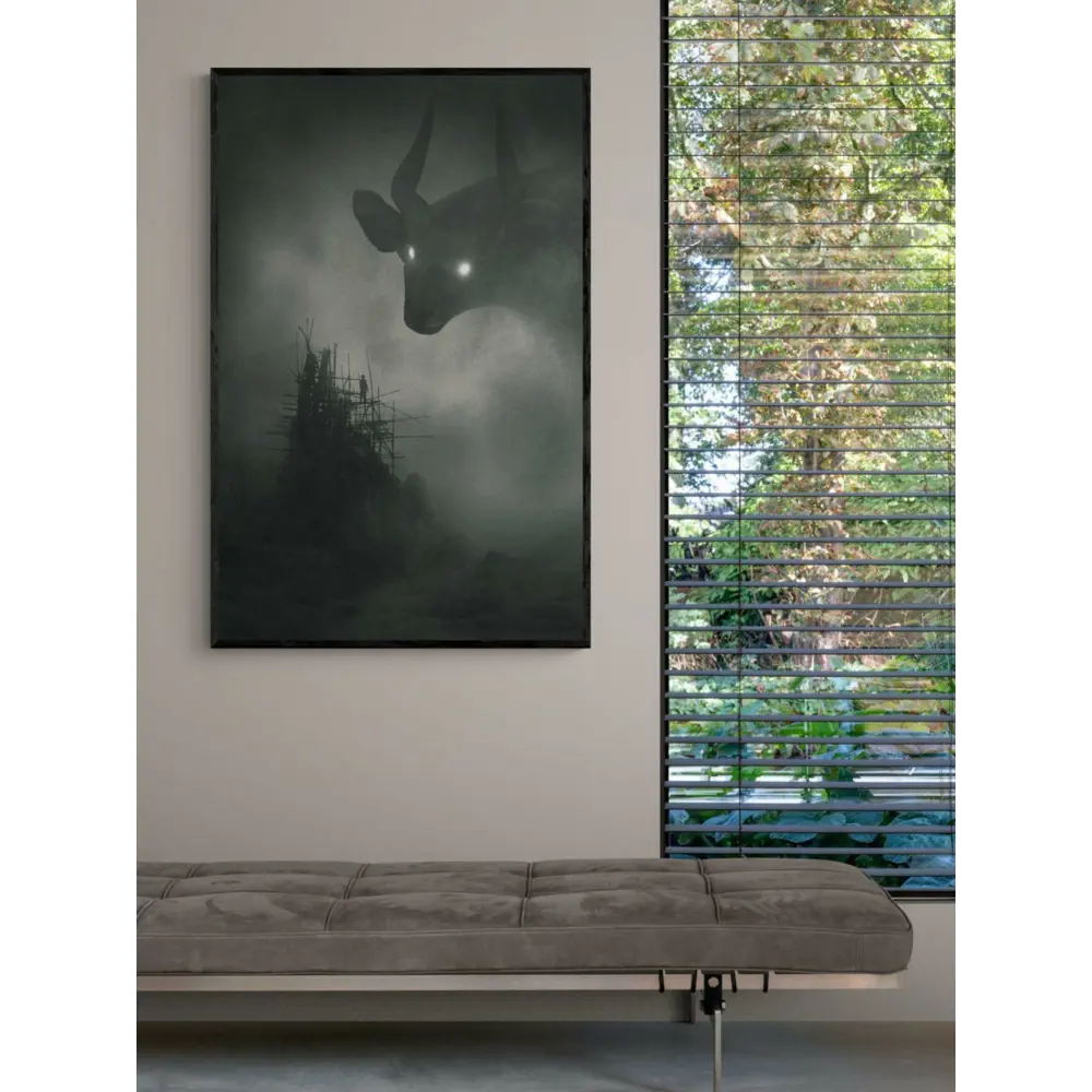 Фото 2 Постер Просто Постер Темное фэнтези - Бык 40x50 в раме Металл Фото 2 Постер Просто Постер Темное фэнтези - Бык 40x50 в раме Металл