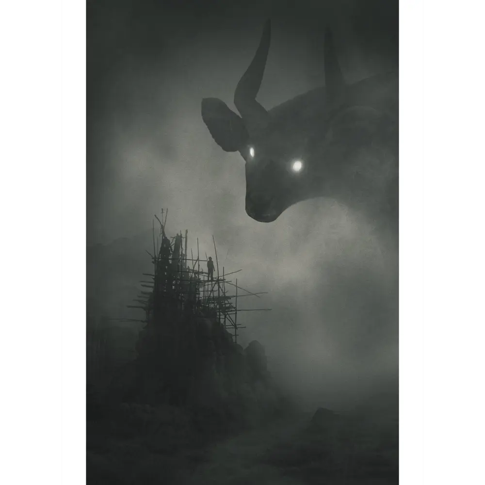 Фото 3 Постер Просто Постер Темное фэнтези - Бык 40x50 в раме Металл Фото 3 Постер Просто Постер Темное фэнтези - Бык 40x50 в раме Металл