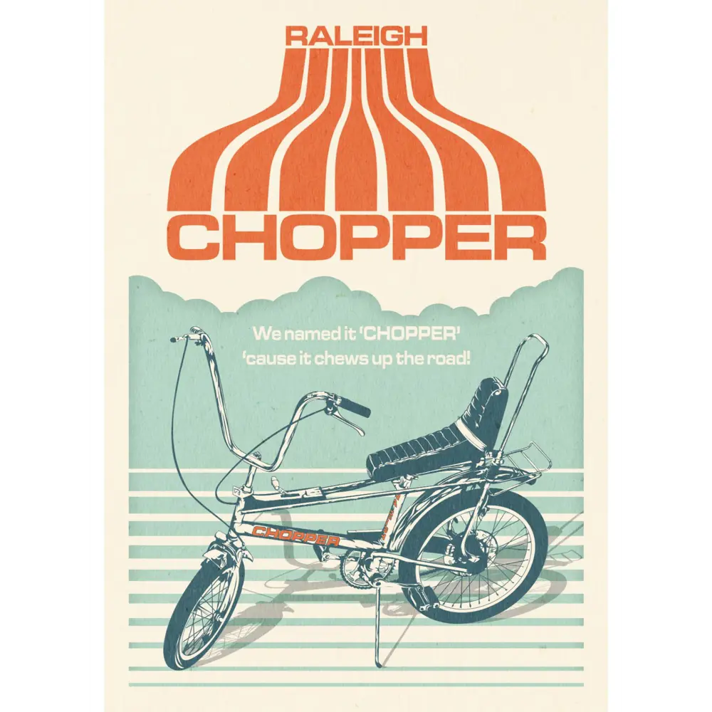 Фото 2 Постер Просто Постер Велосипед Chopper 60x90 в раме Металл Фото 2 Постер Просто Постер Велосипед Chopper 60x90 в раме Металл