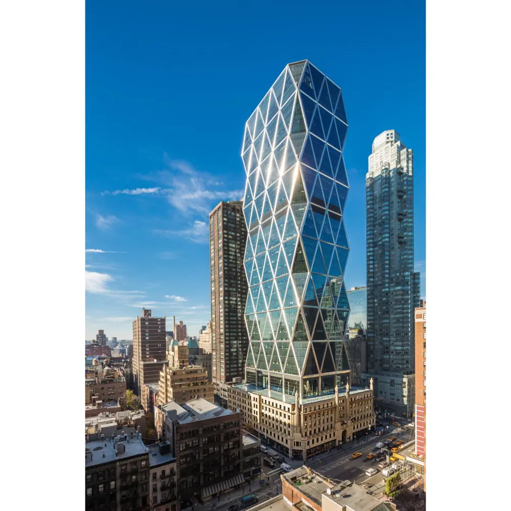 Фото 2 Постер Просто Постер Херст-тауэр 40x50 в раме Металл Фото 2 Постер Просто Постер Херст-тауэр 40x50 в раме Металл