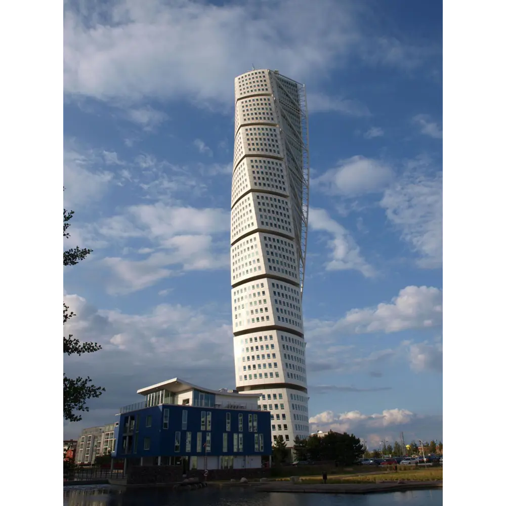 Фото 2 Постер Просто Постер Небоскреб Turning Torso 40x50 в подарочном тубусе Металл Фото 2 Постер Просто Постер Небоскреб Turning Torso 40x50 в подарочном тубусе Металл