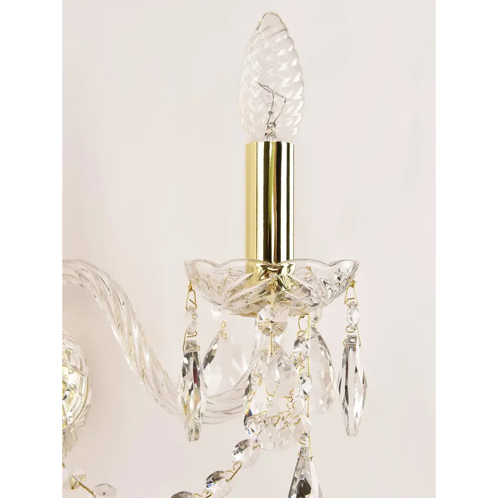 Фото 3 Настенный светильник BOHEMIA IVELE CRYSTAL 101B.2.141.G цвет золотой Фото 3 Настенный светильник BOHEMIA IVELE CRYSTAL 101B.2.141.G цвет золотой