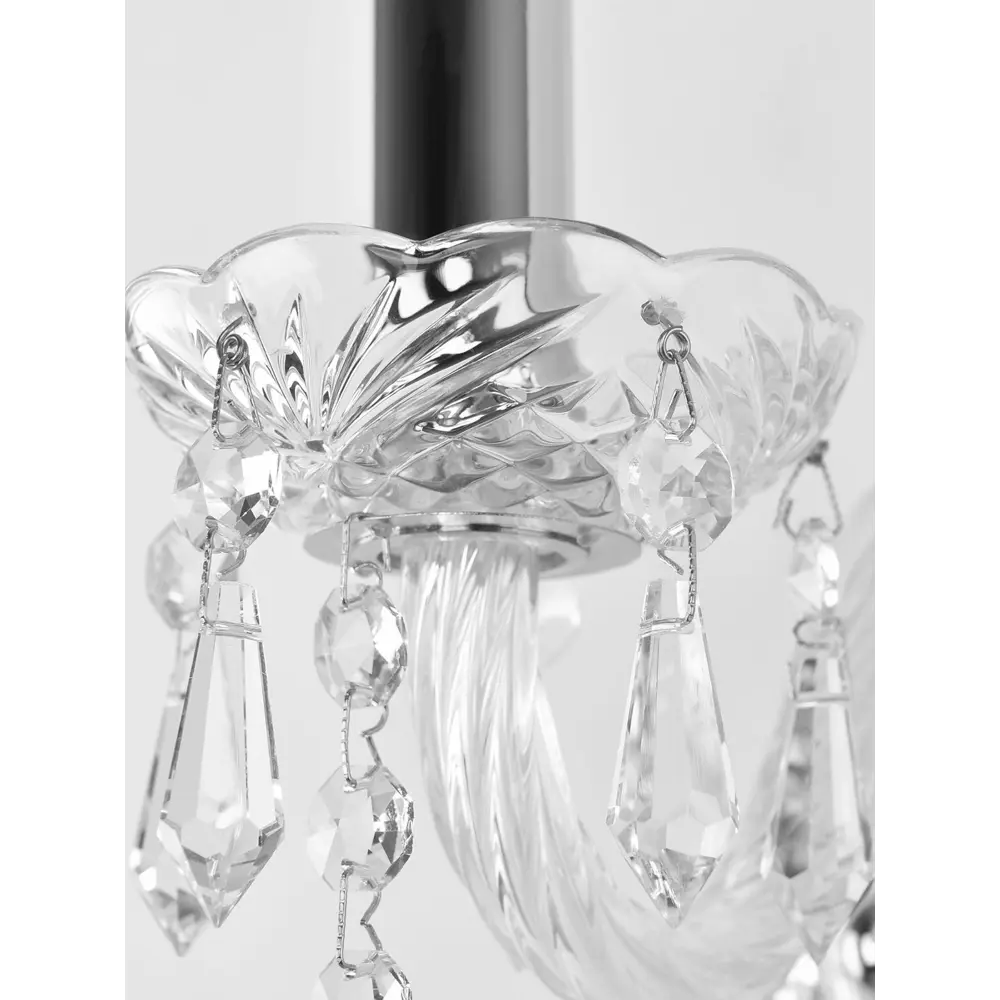 Фото 4 Настенный светильник BOHEMIA IVELE CRYSTAL 104B.2.165.Ni цвет никель