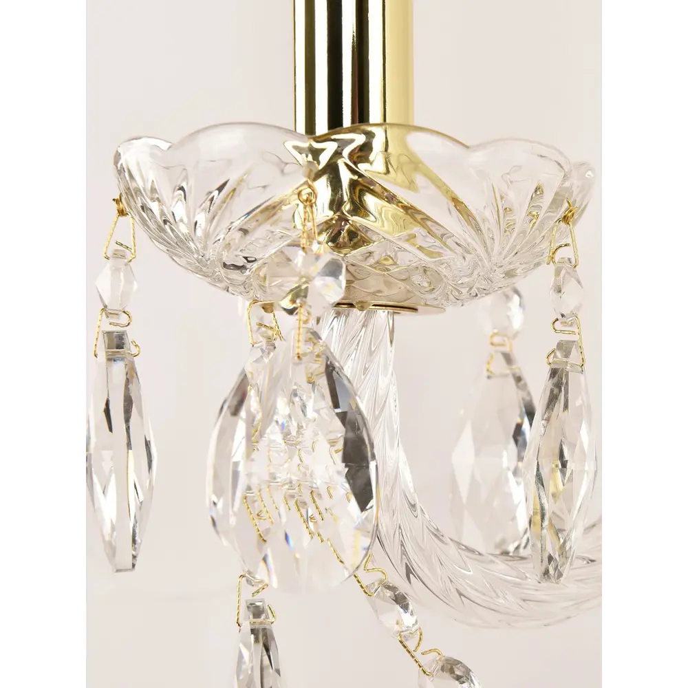 Фото 3 Настенный светильник BOHEMIA IVELE CRYSTAL 105B.1.165.G цвет золотой Фото 3 Настенный светильник BOHEMIA IVELE CRYSTAL 105B.1.165.G цвет золотой