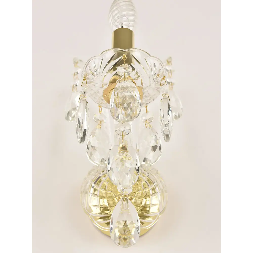 Фото 4 Настенный светильник BOHEMIA IVELE CRYSTAL 105B.1.165.G цвет золотой Фото 4 Настенный светильник BOHEMIA IVELE CRYSTAL 105B.1.165.G цвет золотой