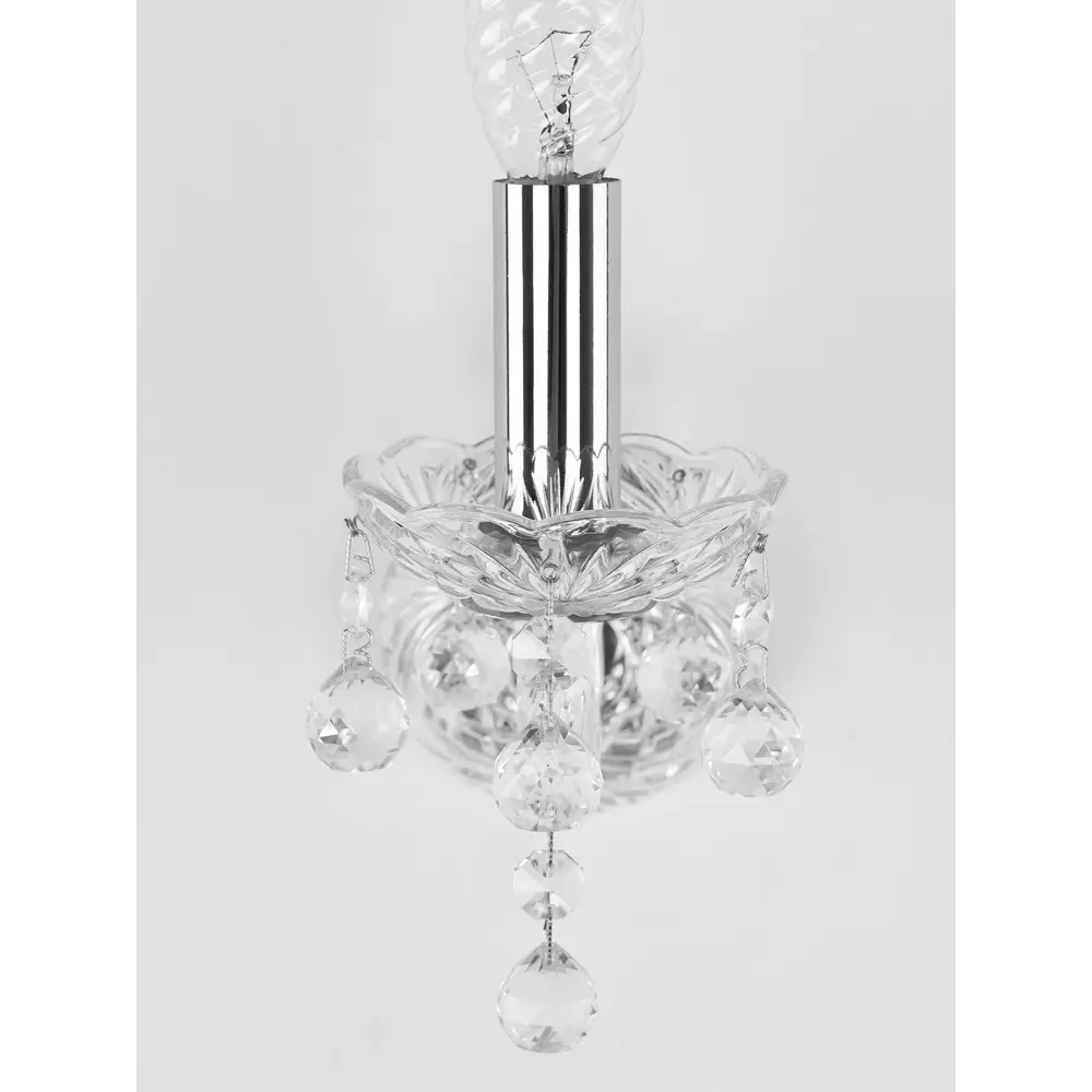 Фото Настенный светильник BOHEMIA IVELE CRYSTAL 108B.1.141.Ni цвет никель Фото Настенный светильник BOHEMIA IVELE CRYSTAL 108B.1.141.Ni цвет никель