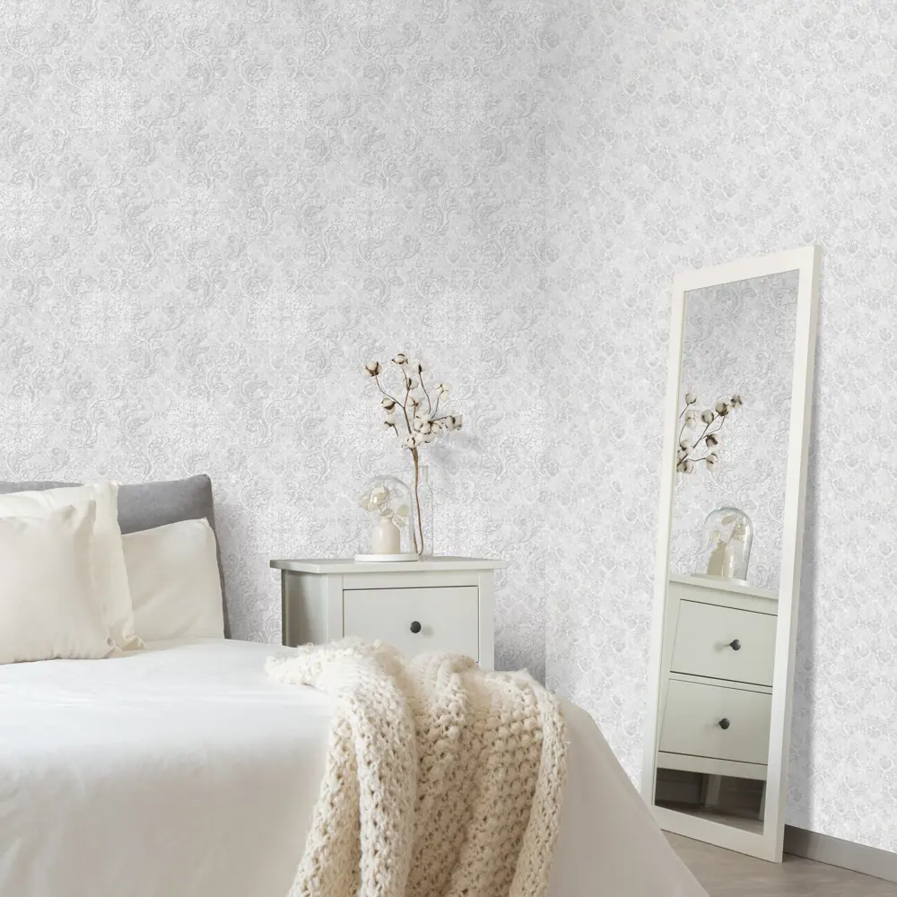 Фото 4 Обои флизелиновые Euro Decor Marco белые 1.06 м ED7115-00 Фото 4 Обои флизелиновые Euro Decor Marco белые 1.06 м ED7115-00