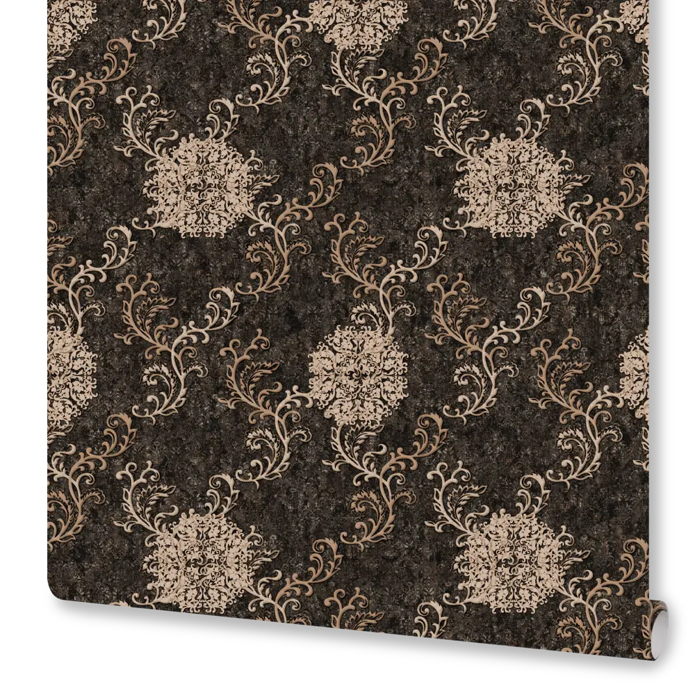 Фото Обои флизелиновые Euro Decor Marco черные 1.06 м ED7115-22 Фото Обои флизелиновые Euro Decor Marco черные 1.06 м ED7115-22