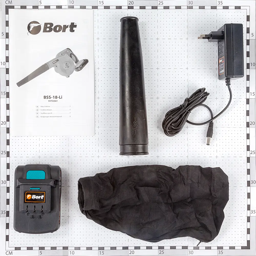 Фото 7 Воздуходув аккумуляторный BORT BSS-18-Li 93722661 Фото 7 Воздуходув аккумуляторный BORT BSS-18-Li 93722661