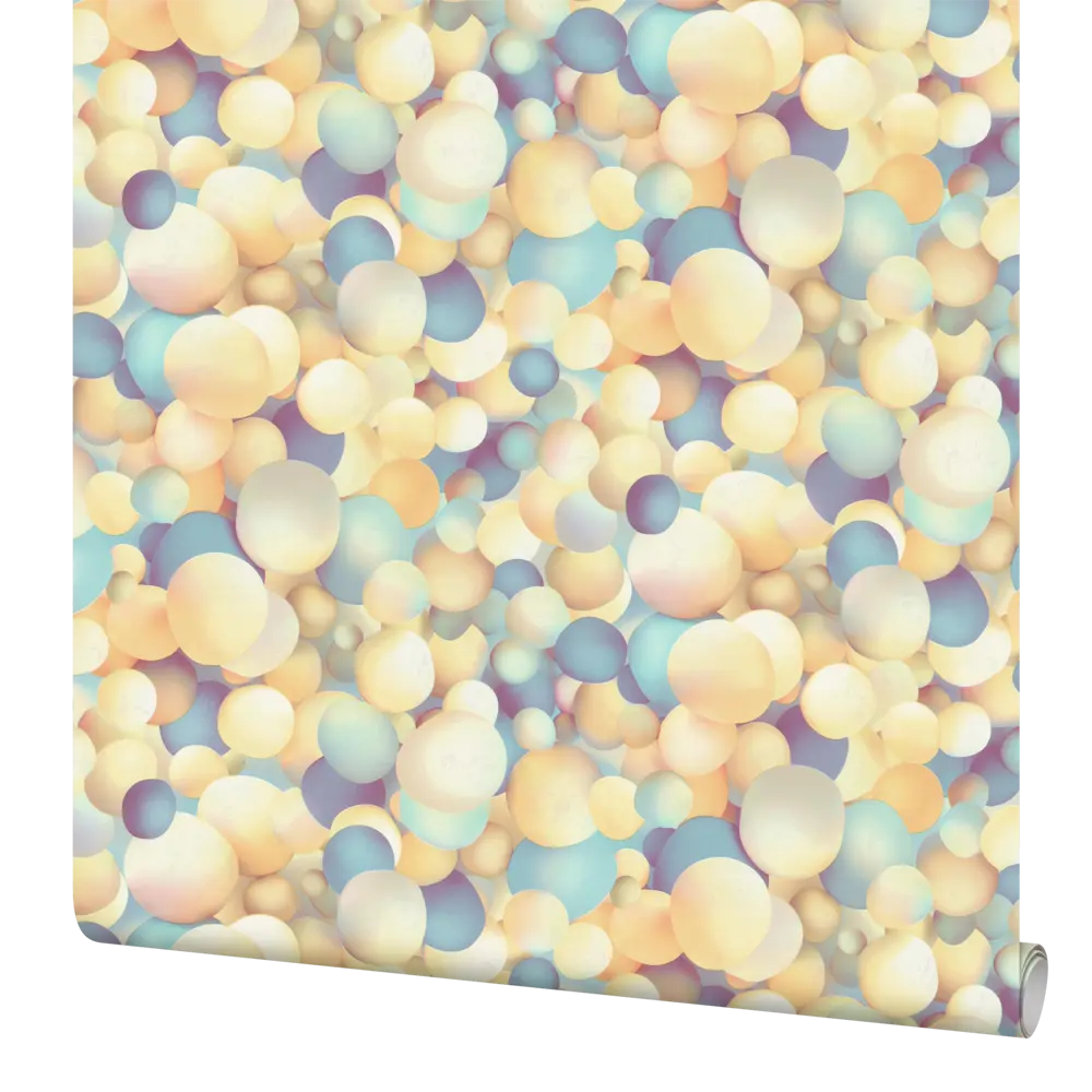 Фото Обои флизелиновые Home Color Bubbles желто-голубые 1.06 м HC71650-63 Фото Обои флизелиновые Home Color Bubbles желто-голубые 1.06 м HC71650-63