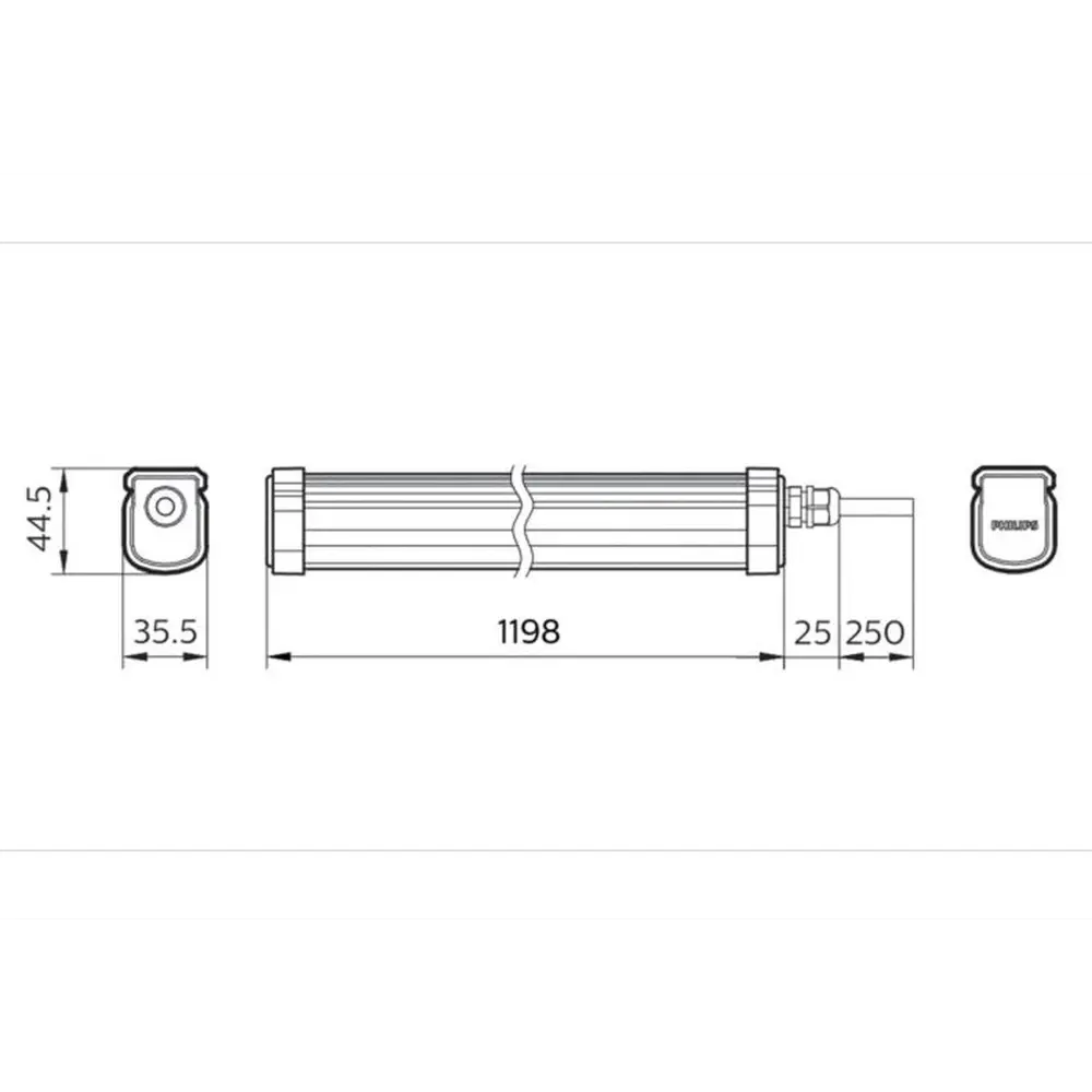 Фото 2 Светильник линейный светодиодный Philips BN068C LED6/NW L600 (24/1440) Фото 2 Светильник линейный светодиодный Philips BN068C LED6/NW L600 (24/1440)