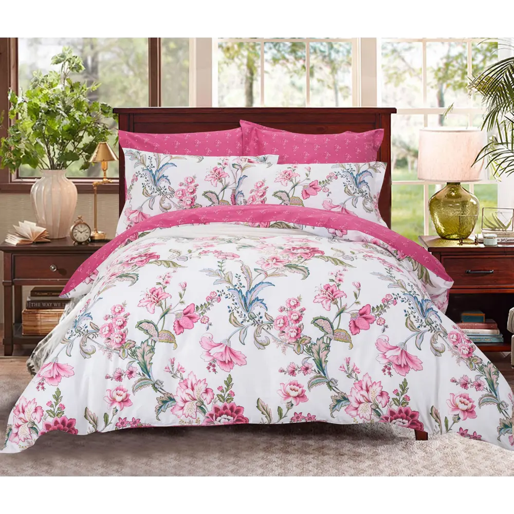 Фото Комплект постельного белья Sailid B-184-4 семейный, сатин, 50x70, 70x70 см Фото Комплект постельного белья Sailid B-184-4 семейный, сатин, 50x70, 70x70 см