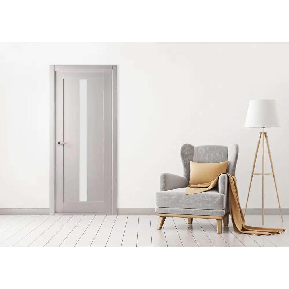 Фото 4 Дверь межкомнатная Челси остекленная ламинация цвет ясень скандинавский 70x200 см Фото 4 Дверь межкомнатная Челси остекленная ламинация цвет ясень скандинавский 70x200 см