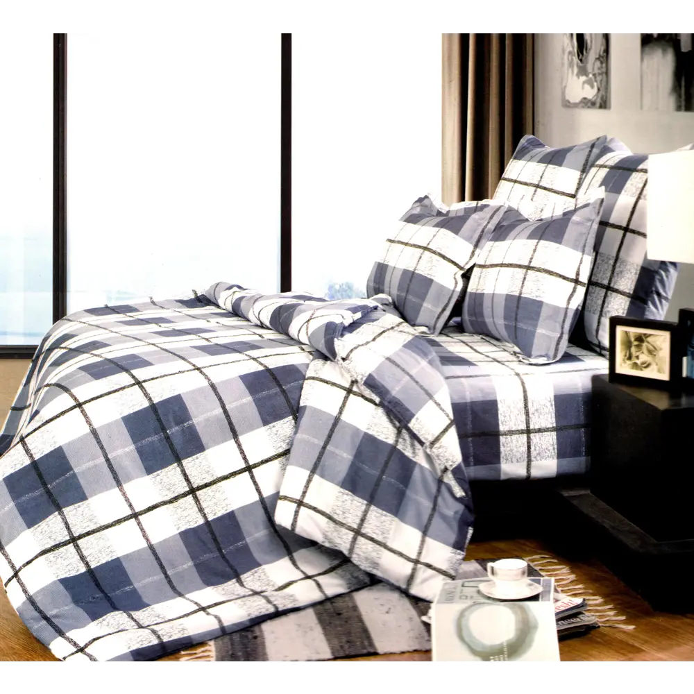 Фото Комплект постельного белья Sailid двуспальный поплин 70x70 см A-139-2