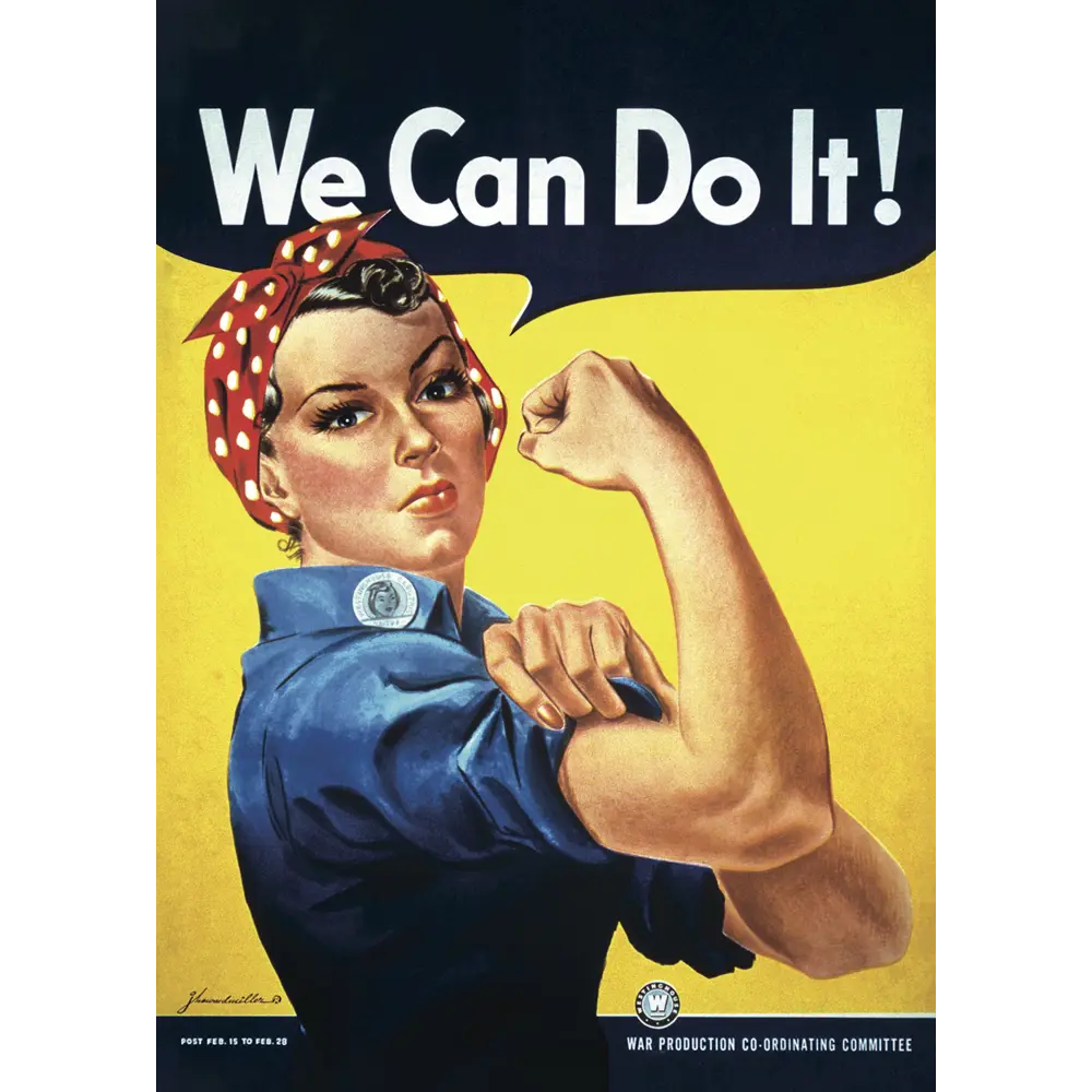 Фото Постер Простопостер "We can do it" 120x90 см Фото Постер Простопостер "We can do it" 120x90 см