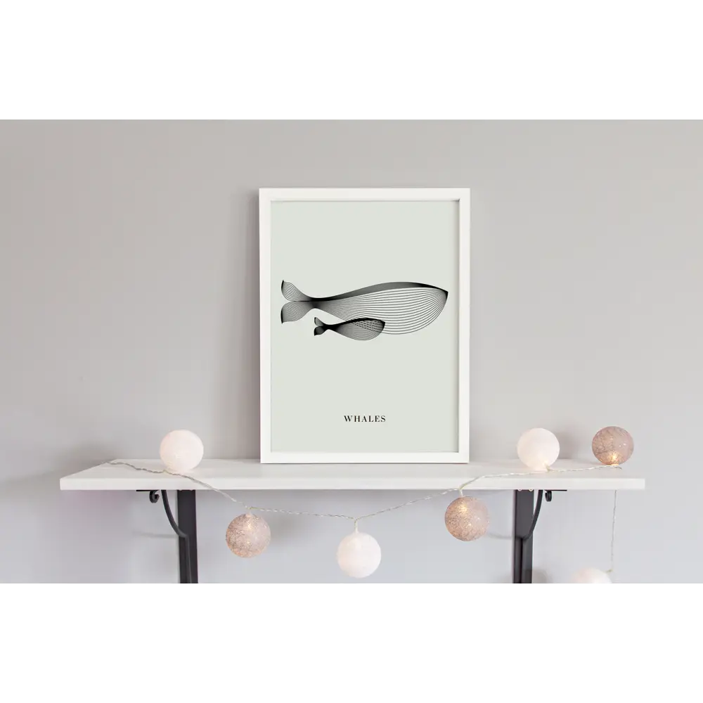 Фото Постер Простопостер "Киты" 120x90 см