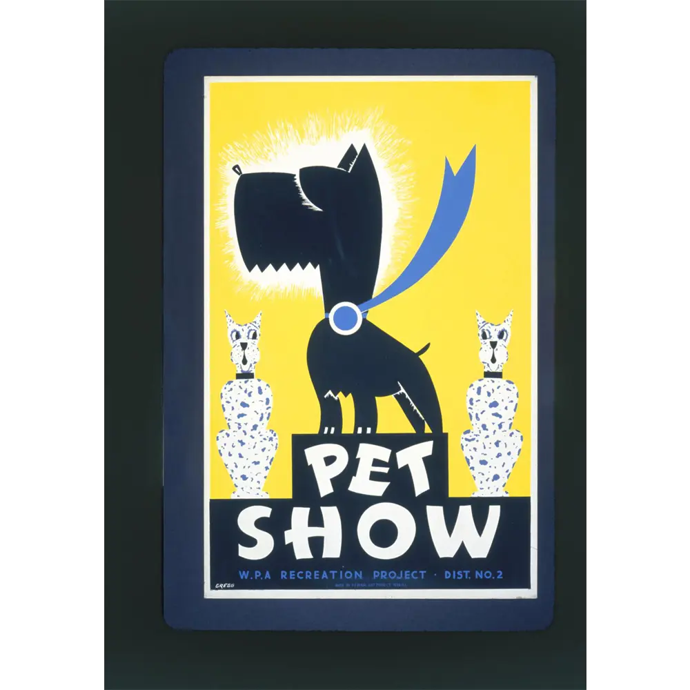 Фото 2 Плакат Просто Постер Выставка собак 90x120 в подарочном тубусе 493564883021 без рамы