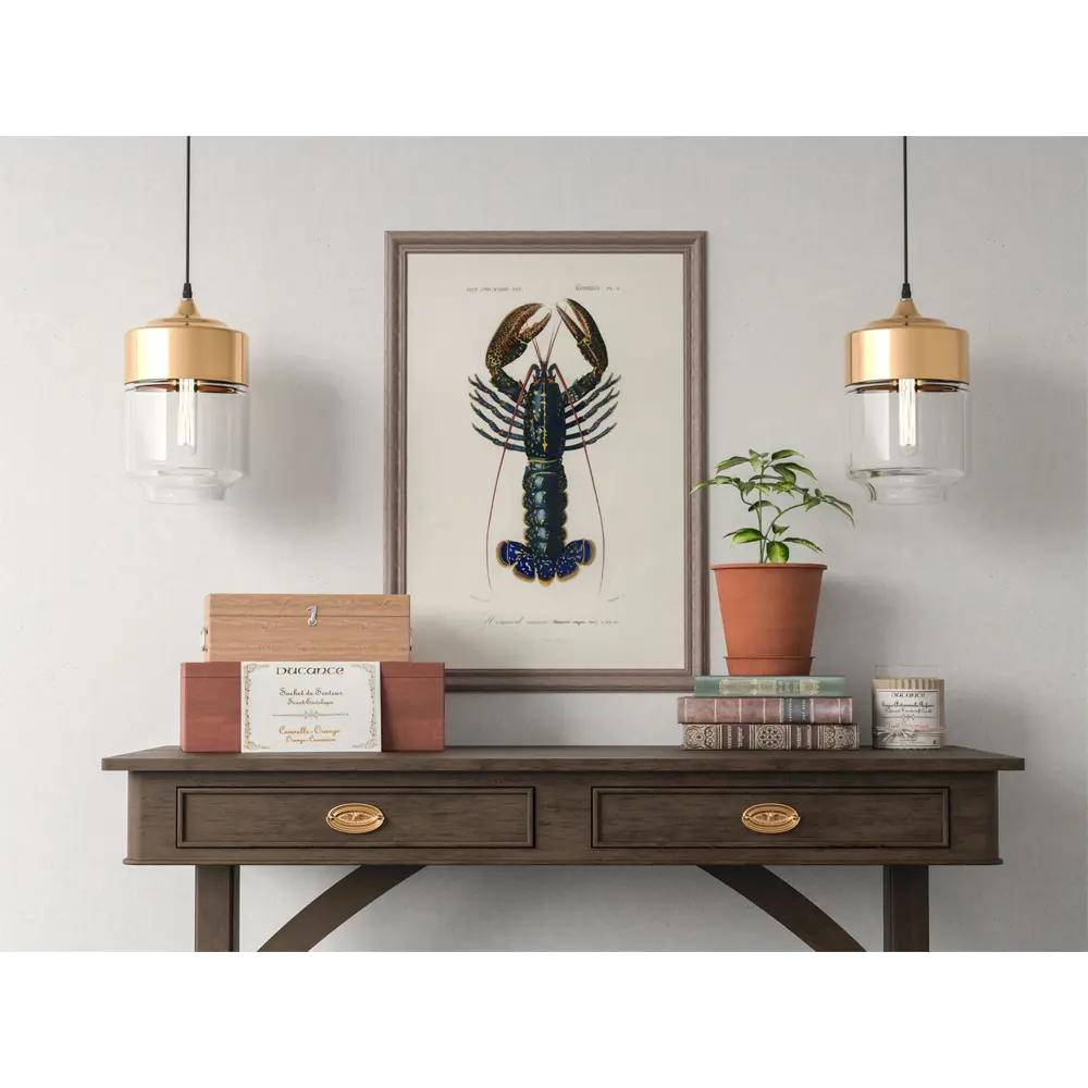 Фото Плакат Просто Постер Лобстер 90x120 в подарочном тубусе 686715335661 без рамы