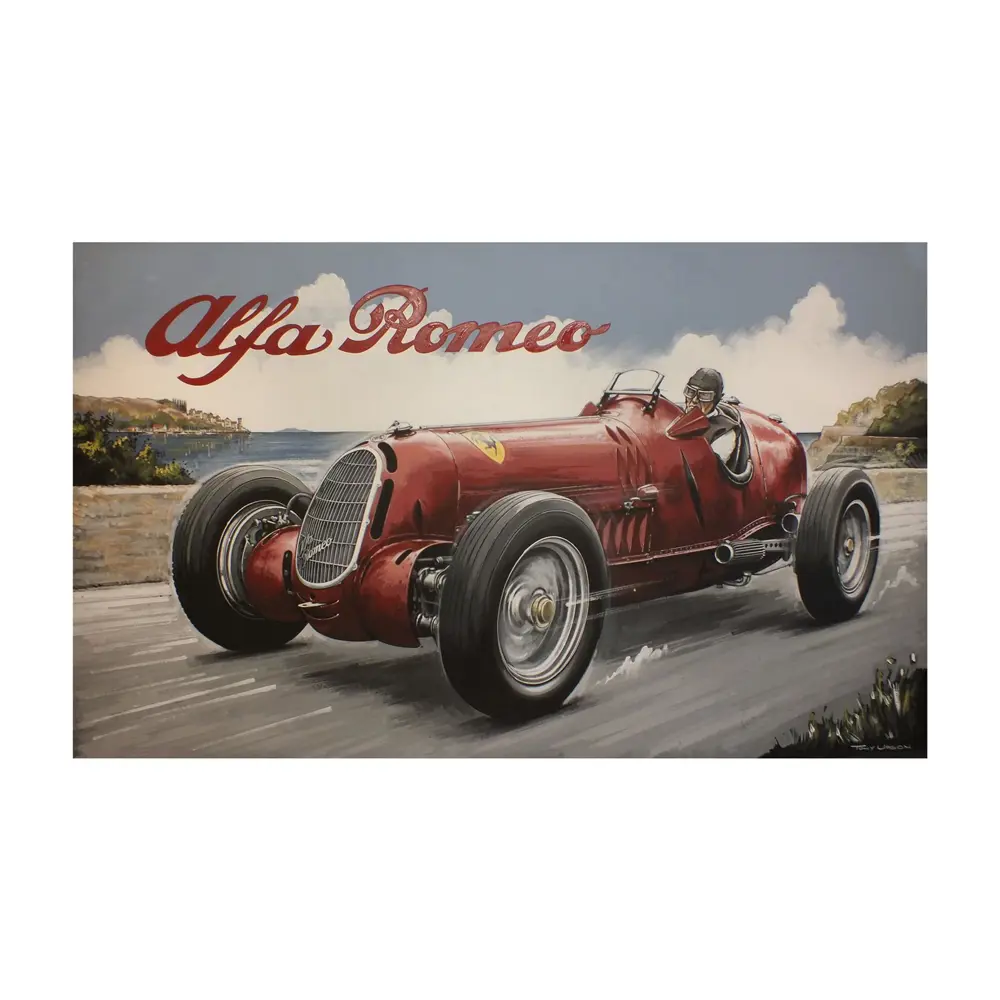 Фото 2 Плакат Просто Постер Alfa Romeo 90x120 в подарочном тубусе 104573973201 без рамы