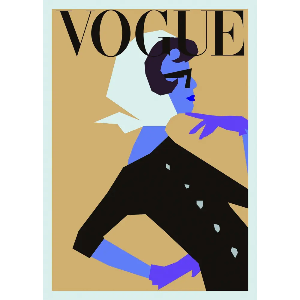 Фото 2 Плакат Просто Постер Винтажный Vogue 90x120 в подарочном тубусе 717413978981 без рамы Фото 2 Плакат Просто Постер Винтажный Vogue 90x120 в подарочном тубусе 717413978981 без рамы