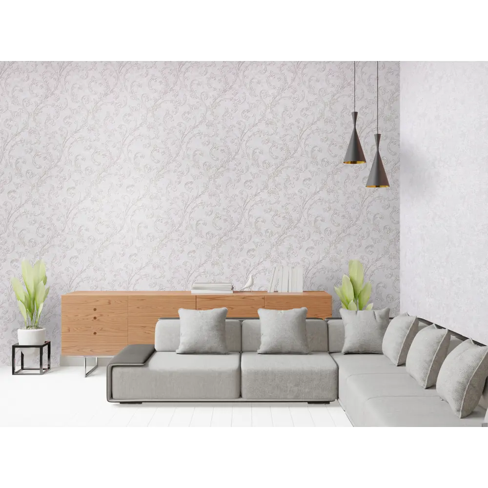 Фото 4 Обои флизелиновые Startdeco Магдалена серые 1.06 м 989322 Фото 4 Обои флизелиновые Startdeco Магдалена серые 1.06 м 989322