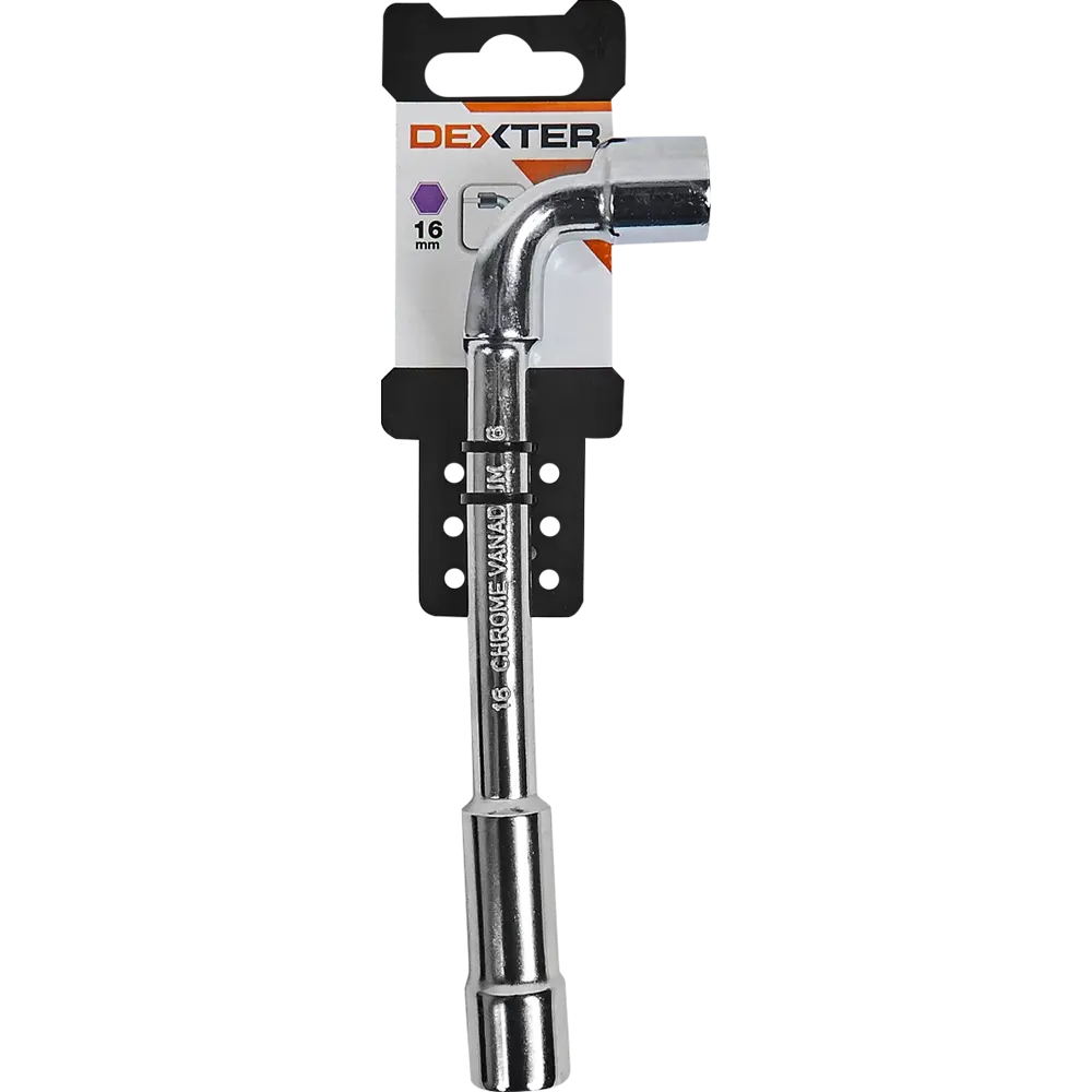 Фото 2 Ключ торцевой Г-образный Dexter HT205069 16 мм длина 100 мм Фото 2 Ключ торцевой Г-образный Dexter HT205069 16 мм длина 100 мм