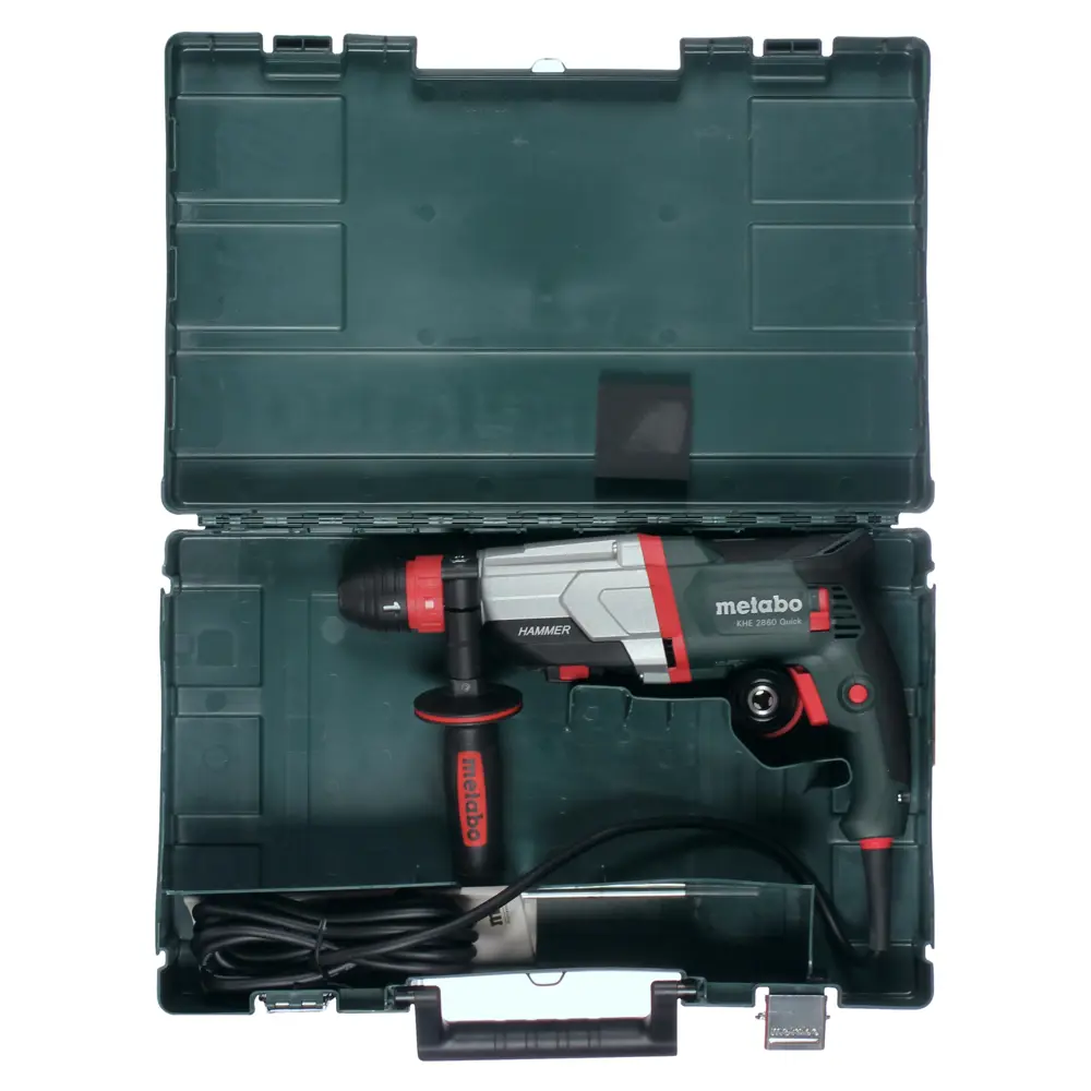 Фото 4 Перфоратор сетевой SDS Plus Metabo KHE 2860 Quick 600878500, 880 Вт, 3.2 Дж Фото 4 Перфоратор сетевой SDS Plus Metabo KHE 2860 Quick 600878500, 880 Вт, 3.2 Дж