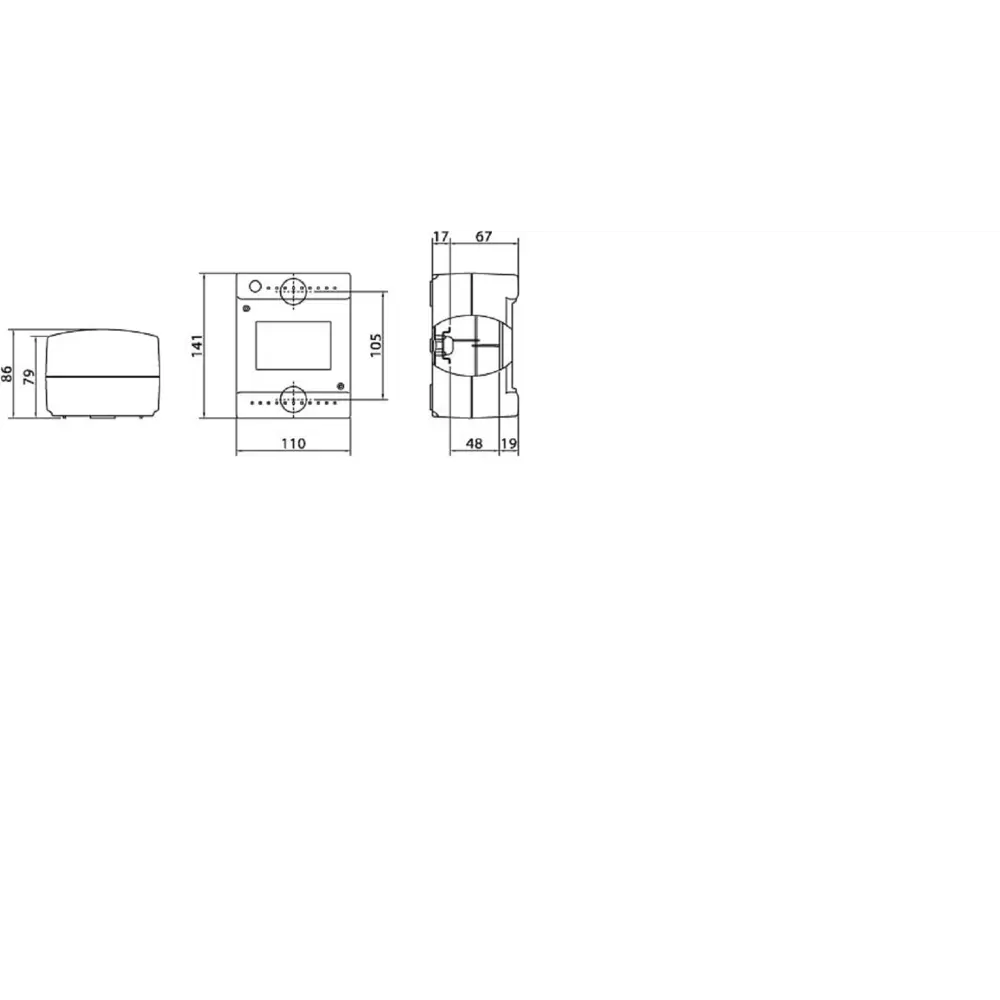 Фото 2 Щит распределительный навесной ДКС 1х4 модуля IP40 АБС-пластик Фото 2 Щит распределительный навесной ДКС 1х4 модуля IP40 АБС-пластик