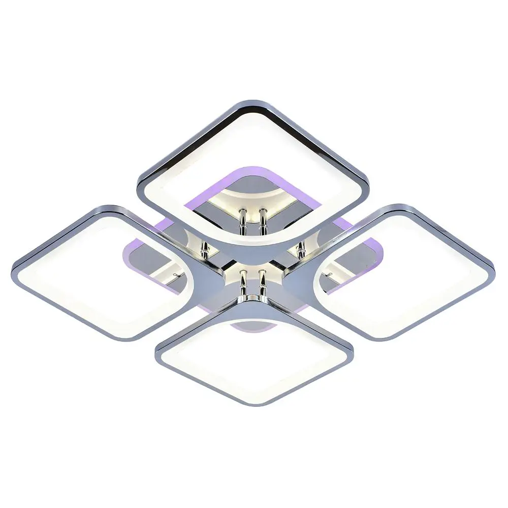Фото Светодиодная люстра 8057/4 CHR 136W+10W RGB, Profit Light Фото Светодиодная люстра 8057/4 CHR 136W+10W RGB, Profit Light