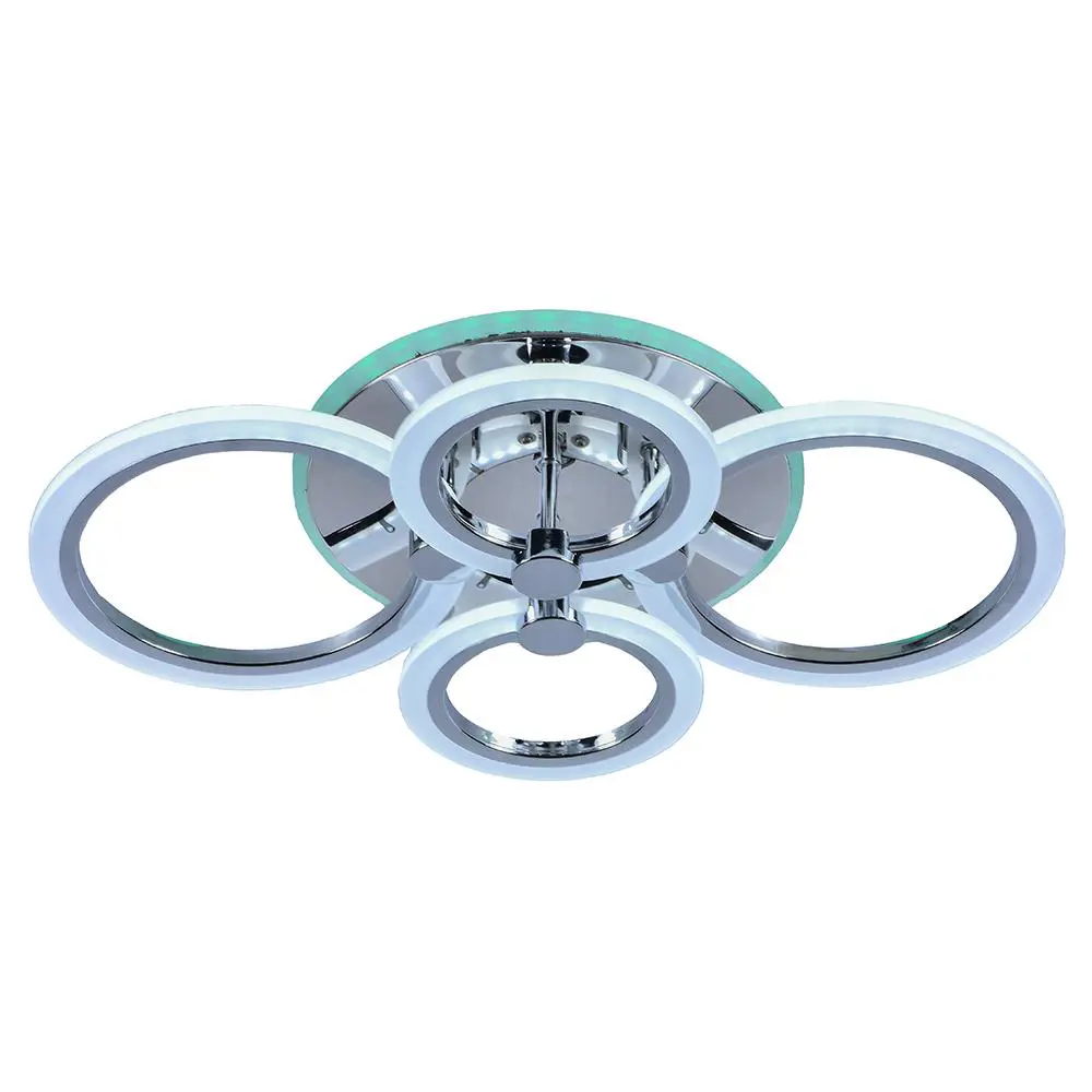 Фото 2 Светодиодная люстра 8076/4 CHR 72W+7W RGB, Profit Light Фото 2 Светодиодная люстра 8076/4 CHR 72W+7W RGB, Profit Light
