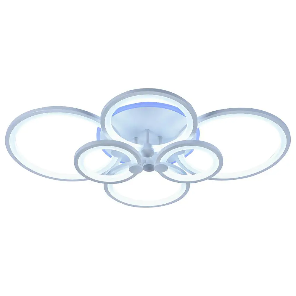 Фото 2 Светодиодная люстра 8077/6 WHT 168W+8W RGB, Profit Light Фото 2 Светодиодная люстра 8077/6 WHT 168W+8W RGB, Profit Light